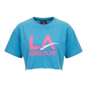 Forever 21 Blue Tee with Pink Accents